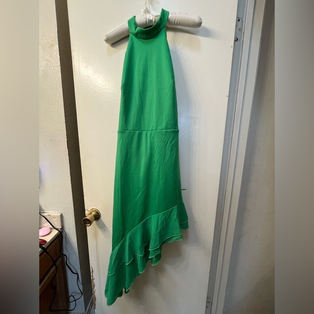 NWT Green halter dress size large
